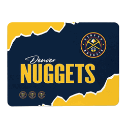 NBA Denver Nuggets Torn Small Mat 15x20 inches