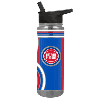 NBA Detroit Pistons 24oz Cool Vibes Jr. Thirst Hydration Water Bottle