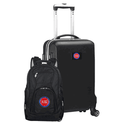 NBA Detroit Pistons Deluxe 2-Piece Backpack & Carry-On Set
