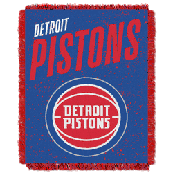 NBA Detroit Pistons Headliner Jacquard Throw