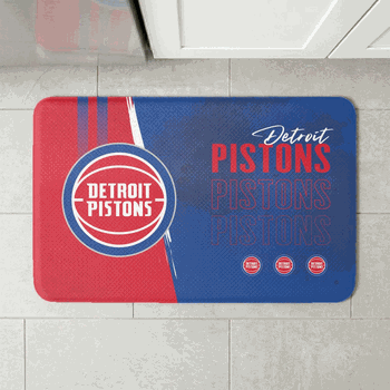 NBA Detroit Pistons Painterly Floor Mat 18�30 inches