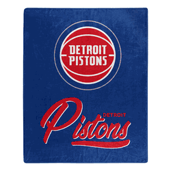NBA Detroit Pistons Signature Raschel Throw