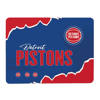 NBA Detroit Pistons Torn Small Mat 15x20 inches