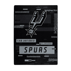 San Antonio Spurs Digitize Raschel Plush Throw Blanket