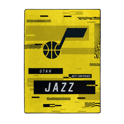 Utah Jazz Digitize Raschel Plush Throw Blanket