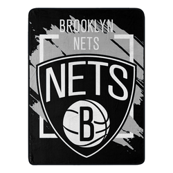 NBA Dimensional Brooklyn Nets Micro Raschel Throw
