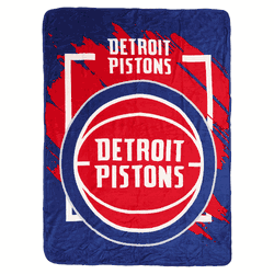 NBA Dimensional Detroit Pistons Micro Raschel Throw