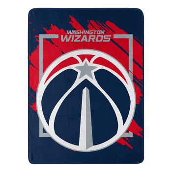 NBA Dimensional Washington Wizards Micro Raschel Throw