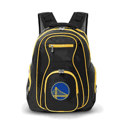 NBA Golden State Warriors 19" Premium Laptop Backpack with Colored Trim