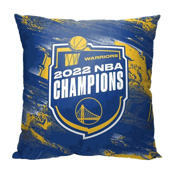 NBA Golden State Warriors 2022 NBA Champions Throw Pillow 18x18 Inches