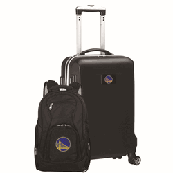 NBA Golden State Warriors Deluxe 2-Piece Backpack & Carry-On Set