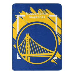 NBA Golden State Warriors Dimensional Micro Raschel Throw Blanket 46x60 Inches