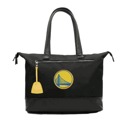 NBA Golden State Warriors Laptop Tote Bag with Colored Zipper Pull Accessory
