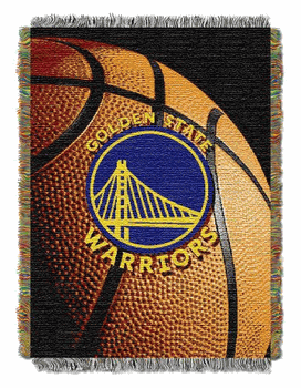 NBA Golden State Warriors Photo Real Tapestry Throw Blanket 48x60 Inches