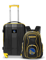 NBA Golden State Warriors Premium 2-Piece Backpack & Carry-On Set