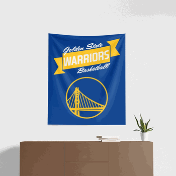 NBA Golden State Warriors Premium Wall Hanging 34 x 40 Inches