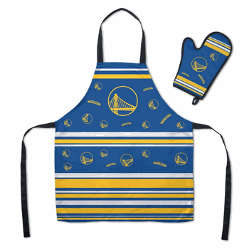 NBA Golden State Warriors Press Apron BBQ Mitt Set