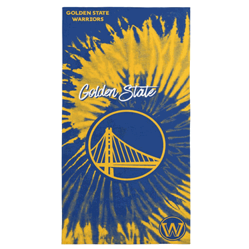 NBA Golden State Warriors Psychedelic Beach Towel 30x60 Inches