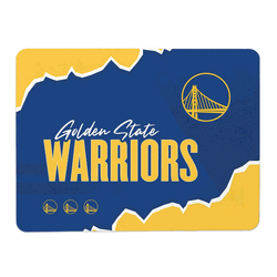 NBA Golden State Warriors Torn Small Mat 15x20 inches