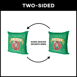 NBA Hardwood Classic Boston Celtics Printed Throw Pillow