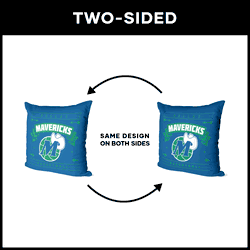 NBA Hardwood Classic Dallas Mavericks Printed Throw Pillow