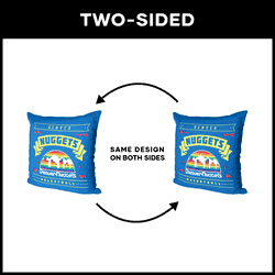 NBA Hardwood Classic Denver Nuggets Printed Throw Pillow