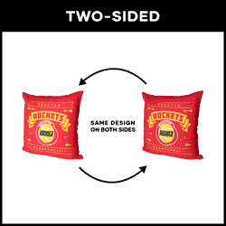 NBA Hardwood Classic Houston Rockets Printed Throw Pillow