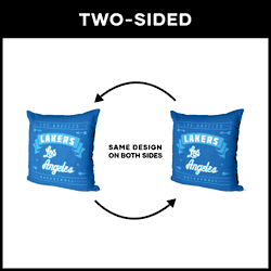 NBA Hardwood Classic Los Angeles Lakers Printed Throw Pillow