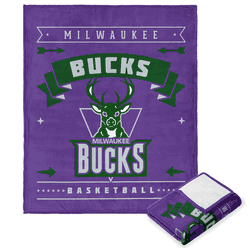 NBA Hardwood Classic Milwaukee Bucks Silk Touch Throw