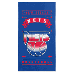 NBA Hardwood Classics Brooklyn Nets Printed Beach Towel