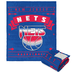 NBA Hardwood Classics Brooklyn Nets Silk Touch Sherpa Throw