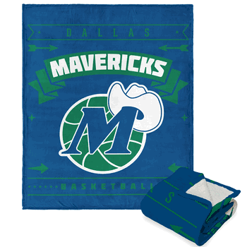 NBA Hardwood Classics Dallas Mavericks Silk Touch Sherpa Throw