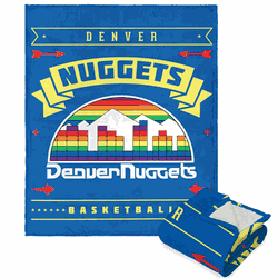 NBA Hardwood Classics Denver Nuggets Silk Touch Sherpa Throw