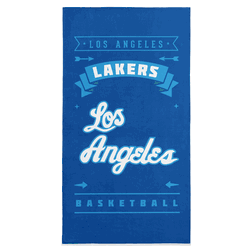 NBA Hardwood Classics Los Angeles Lakers Printed Beach Towel