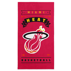 NBA Hardwood Classics Miami Heat Printed Beach Towel