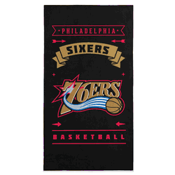 NBA Hardwood Classics Philadelphia 76ers Printed Beach Towel
