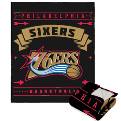 NBA Hardwood Classics Philadelphia 76ers Silk Touch Sherpa Throw