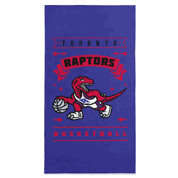 NBA Hardwood Classics Toronto Raptors Printed Beach Towel