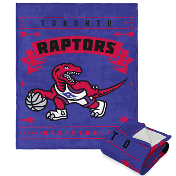 NBA Hardwood Classics Toronto Raptors Silk Touch Sherpa Throw