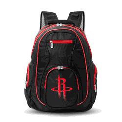 NBA Houston Rockets 19" Premium Laptop Backpack with Colored Trim