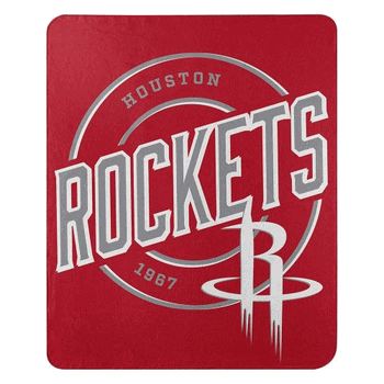 NBA Houston Rockets Campaign Fleece Throw Blanket 50x60 Inches