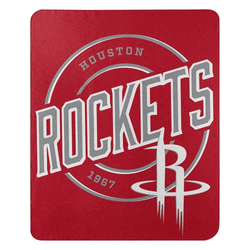 NBA Houston Rockets Campaign Fleece Throw Blanket 50x60 Inches