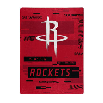 NBA Houston Rockets Digitize Raschel Throw Blanket 60x80Inches