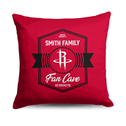 NBA Houston Rockets Dominion Personalized Throw Pillow 18�18 Inches