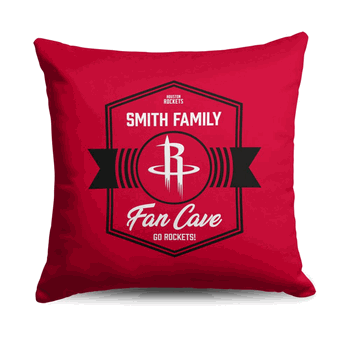 NBA Houston Rockets Dominion Personalized Throw Pillow 18�18 Inches