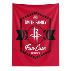 NBA Houston Rockets Dominion Personalized Wall Hanging 50�60 Inches