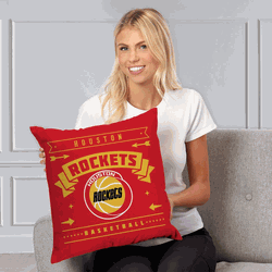 NBA Houston Rockets Hardwood Classic Throw Pillow 18x18 Inches