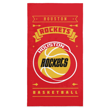 NBA Houston Rockets Hardwood Classics Beach Towel 30x60 Inches