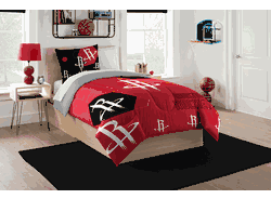 NBA Houston Rockets Hexagon Twin Comforter Set