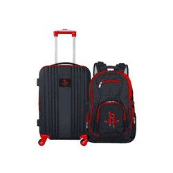 NBA Houston Rockets Premium 2-Piece Backpack & Carry-On Set